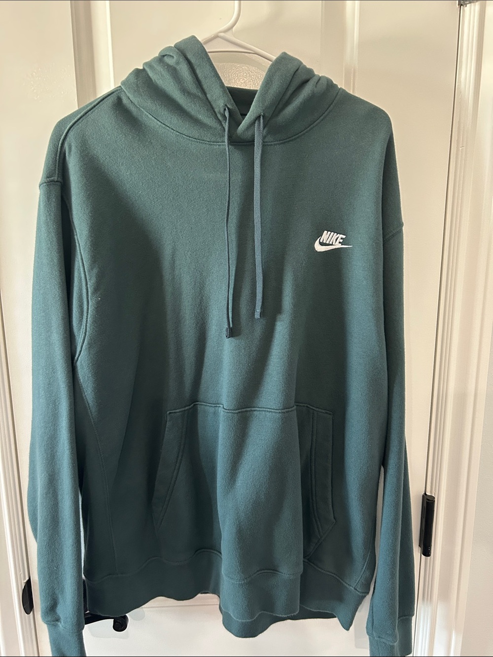 Nike Men's Teal Green Pullover Hoodie